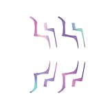Wiggy Mermaid Temporary Tattoos Stickers Colorful Laser Tattoo Prop Accessories