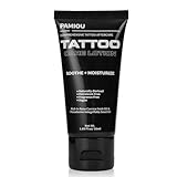 Pamiou Tattoo Aftercare Lotion For New Tattoos - Moisturizing, Tattoo Skin Care with Naturally-Derived Ingredients, Petroleum Free, Fragrance Free - Travel Size 50ml