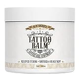 Premium Tattoo Aftercare Healing Balm Ointment - Ink Scribd - Relieves Itching, Soothes, Heals - Tattoo Intensifying Cream with All Natural and Herbal Ingredients - Tattoo Care (2oz)