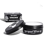 Mad Rabbit Tattoo Balm & Aftercare Cream- Color Enhancement that Revives Old Tattoos, Hydrates New Tattoos, Made With Clean Ingredients + Petroleum Free, Daily Tattoo Lotion Moisturizer & Brightener