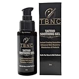 TBNC Tattoo Soothing Gel, Fast-Absorbing Formula, Cooling Relief, Fragrance-Free, Tattoo Aftercare