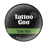 Tattoo Goo Original Aftercare Balm, Natural Tattoo Balm with Beeswax and Cocoa Butter, Soothing Ointment and Brightening Care, .75 oz; Packaging May Vary